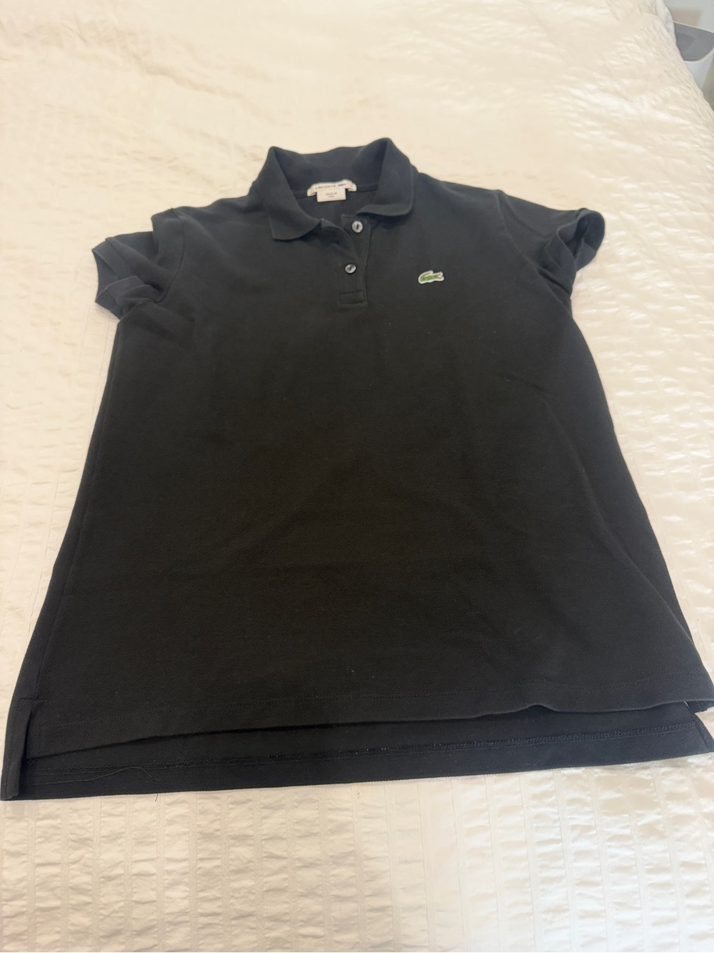 Lacoste Black Woman’s Polo Shirt